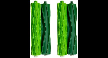 Rubberen rolborstels - Effectieve reiniging - set van 2