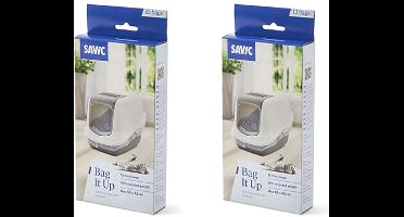 Savic Kattenbakzak Maxi - Afmetingen: 55 x 43 cm - per 2 doosjes