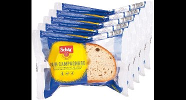 Schär | Glutenvrij | Landbrood Zuurdesem | 5 stuks | 5 x 240 g