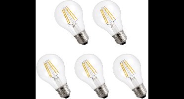 Spectrum LED Lamp E27 8.5W 230V - 110 Lumen - 2700K Warm wit - Gezellig licht - Energiezuinig - 5 stuks