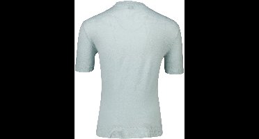 Boss Ajordino korte mouw T-shirt lichtblauw structuur normale fit