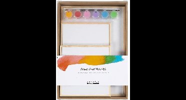 Creativ Company Canvas Panelen Set Kleurrijk