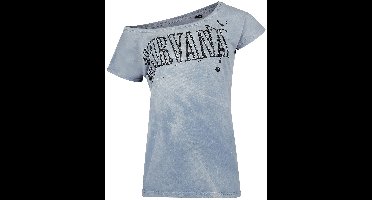 Nirvana In Utero Collage Dames T-shirt - lichtblauw - XXL