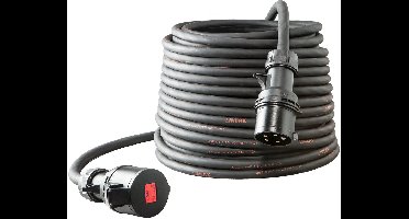 Verlengkabel 5 m H07RN-F 5x4 CEE 32/5/400 zwart