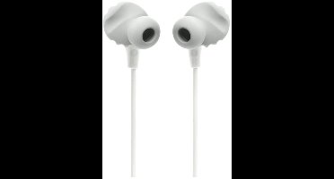 JBL Endurance Run 2 - Bedrade Sport Oordopjes - In-ear met FlipHook - 3.5 mm Jack - Zweetbestendig (IPX5) - Voor Hardlopen & Fitness - Wit