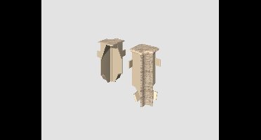 EGGER in hoekelement voor 6 cm plint KUBUS Eiken lichtgrijs