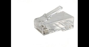 DANICOM UTP CAT6 RJ45 Connector - voor soepele kern - 10 stuks