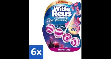 Witte Reus - Wellness Scents Toiletblok - Harmony - 1 Toiletblok - Voordeelverpakking - 6 stuks