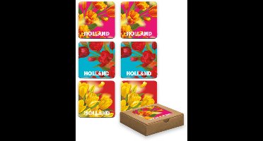 Onderzetters - World of Colours - 6 stuks