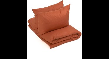 Boraboi® Ademend en Zacht Microvezel Beddengoedset met Elegante Terra Cotta Afwerking voor Rustige Slaapkamer