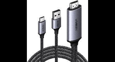 Ugreen Hdmi Naar Usb-C Adapter 4K 60Hz 5V 1A Voor Compatibele Tv's En Laptops