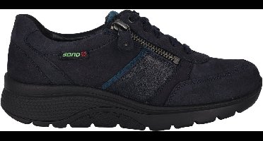 Mephisto Sano Izae - dames rollende wandelsneaker - Blauw - maat 37.5 (EU) 4.5 (UK)