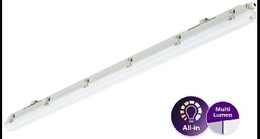 Philips - LED Montagebalk - Waterdicht - Ledinaire - WT065C - 30/53W - 4100/6800lm - 840 Koel Wit - 150cm
