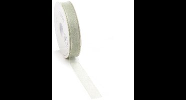 Nijlgroen Organzalint 7 mm / 50 mtr.