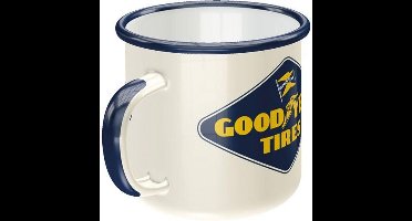 Emaille Mok Good Year Tires Logo