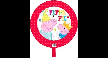 Haza Original Folieballon Peppa Pig Rood/wit 45 Cm