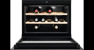 Electrolux wijnkoeler | Model KBW5X | Inbouw | Thermo-elektrische | Zwart, Roestvrijstaal | 18 fles(sen)