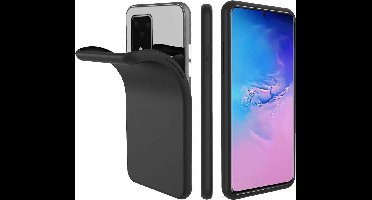 Nano Silicone backcover hoesje Geschikt Voor Samsung Galaxy S20 Ultra - Zwart