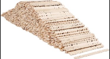 Creotime Houten Knutselset Constructie 11,5 Cm Blank 1000 Stuks