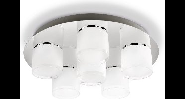 Philips Byzantin - Plafonnière - 6 Lichtpunten - chroom - 6 x 400lm