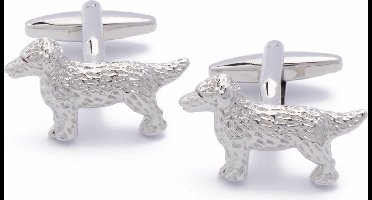 Manchetknopen - Hondje Hond Zilver