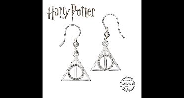 Harry Potter Embellished with Swarovski® Crystals Deathly Hallows Earrings