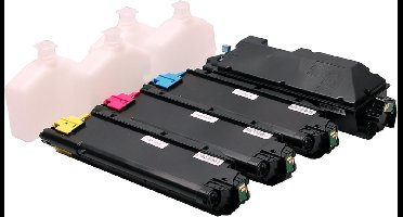 Set 4x ABC huismerk toner geschikt voor Kyocera TK-5280 voor Ecosys M6235 M6235cidn M6635 M6635cidn M6635cidnt M6635tn P6235 P6235cdn P6235cidn M 6235 P 6235 TK5280 TK-5280K TK-5280C TK-5280M TK-5280Y