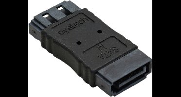 SATA data koppelstuk - SATA600 - 6 Gbit/s / zwart