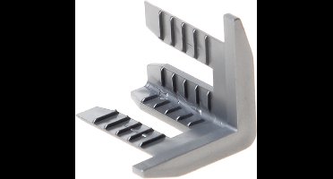 Oxloc Eindstukje tbv hoekbeschermer grijs 25 x 25 x 1mm