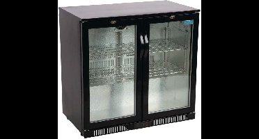 Polar G-Serie 2-Deurs Barkoeling Met Klapdeuren Zwart 198l, Polar GL012