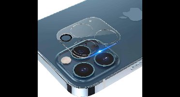 Fonu Camera Lens Tempered Glas Protector iPhone 12 Pro Max Transparant