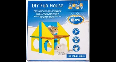 Diy fun house Gemengde kleuren 14x11cm