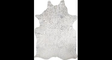Tapijt Vloerkleed Koeienhuid Zilver Leder / Bont 180x250x0,3cm | Mars & More