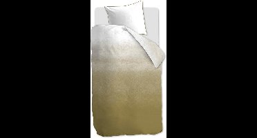 vtwonen Dip Dye Dekbedovertrek - Eenpersoons - Katoen - 140x220 cm - Oker