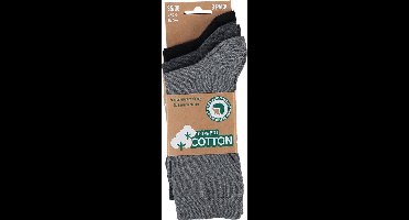 Apollo - Sokken Basic Biologisch Katoen - 3-pack - Meerdere kleuren - 35-38