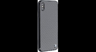 iPhone Xs Max hoesje - BMW - Zwart - Carbon