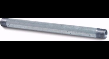 Profec Nr. 23 Pijpnippel staal gegalvaniseerd 1 1/4" buitendraad 150 mm