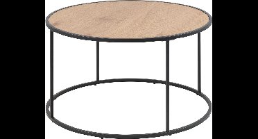 Salontafel Bronx Rond MDF Naturel Ø80cm - Giga Living
