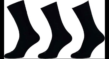 Apollo - 6-Pack - Merino Diabetessokken - Losse Boord - Naadloos - Heren - marine - 39-42 - 120104000