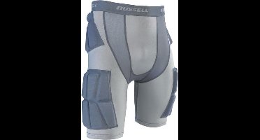 Russell Athletic - American Football - Broek Met 5 Ingenaaide Pads - Volwassenen - Grijs - Large