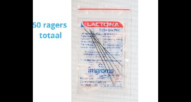 Lactona Interdentaal Ragers - Large/Medium 65mm - Zwart - 10 gripzak x 5 stuks - Voordeelpakket