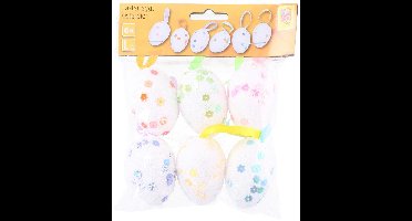 Arti Casa Hangdecoratie Paasei Foam 6 Cm 6 Stuks