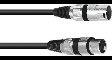 OMNITRONIC xlr kabel 5 meter 3pin bk