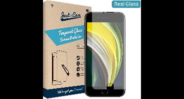 Just in Case screenprotector geschikt voor iPhone SE (2022 / 2020) - Screenprotector Gehard Glas