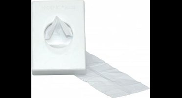 Damesverbandzakhouder - Kunststof - Wit