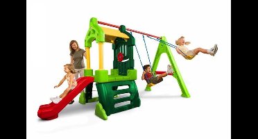 Little Tikes Clubhouse Schommel en Glijbaan Set