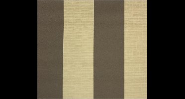 Dutch Wallcoverings Vliesbehang Streep - Bruin/crème