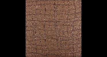 Dutch Wallcoverings Vliesbehang croco/leer - Bruin