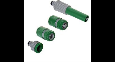 ProPlus Complete tuinspuitset - 4-delig - inclusief slangkoppelingen - groen - universeel