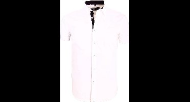 Carisma Overhemd Korte Mouw Effen Wit 9102 - XL